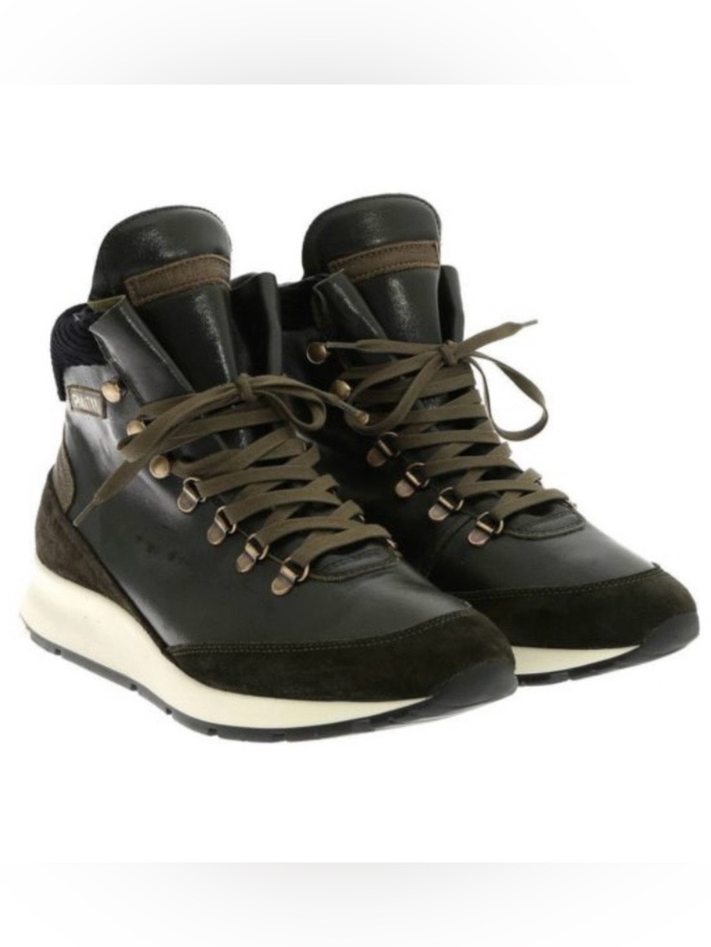 PHILIPPE MODEL Men’s
Ginn sneakers in brown and green Size 11